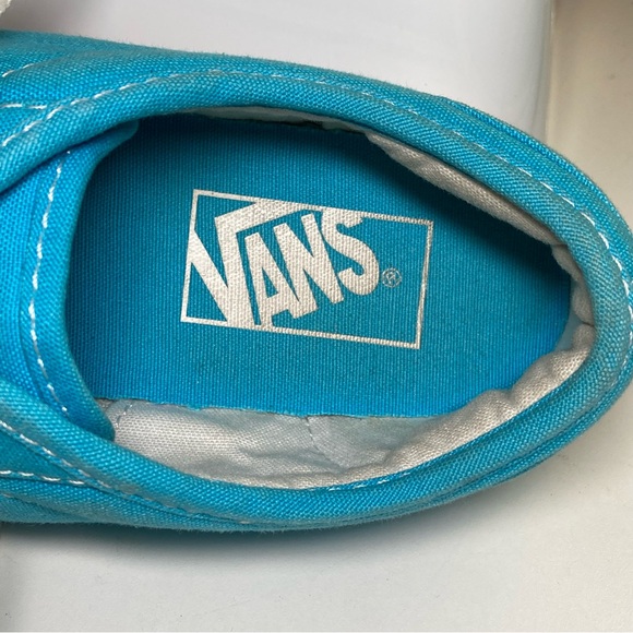 Vans Authentic Era Blue Women's 8 Skate Shoes Blue Low Top Lace Up Canvas - Picture 11 of 14